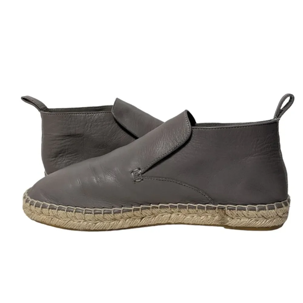 VINCE Ronan Slip-On Leather Espadrilles 7